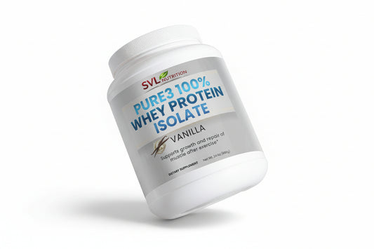 Pure3 100% Whey Protein Isolate (Vanilla)