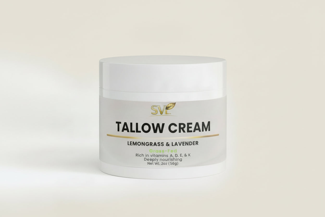Tallow Cream Lemongrass & Lavender Deep Hydration for Dry & Sensitive Skin