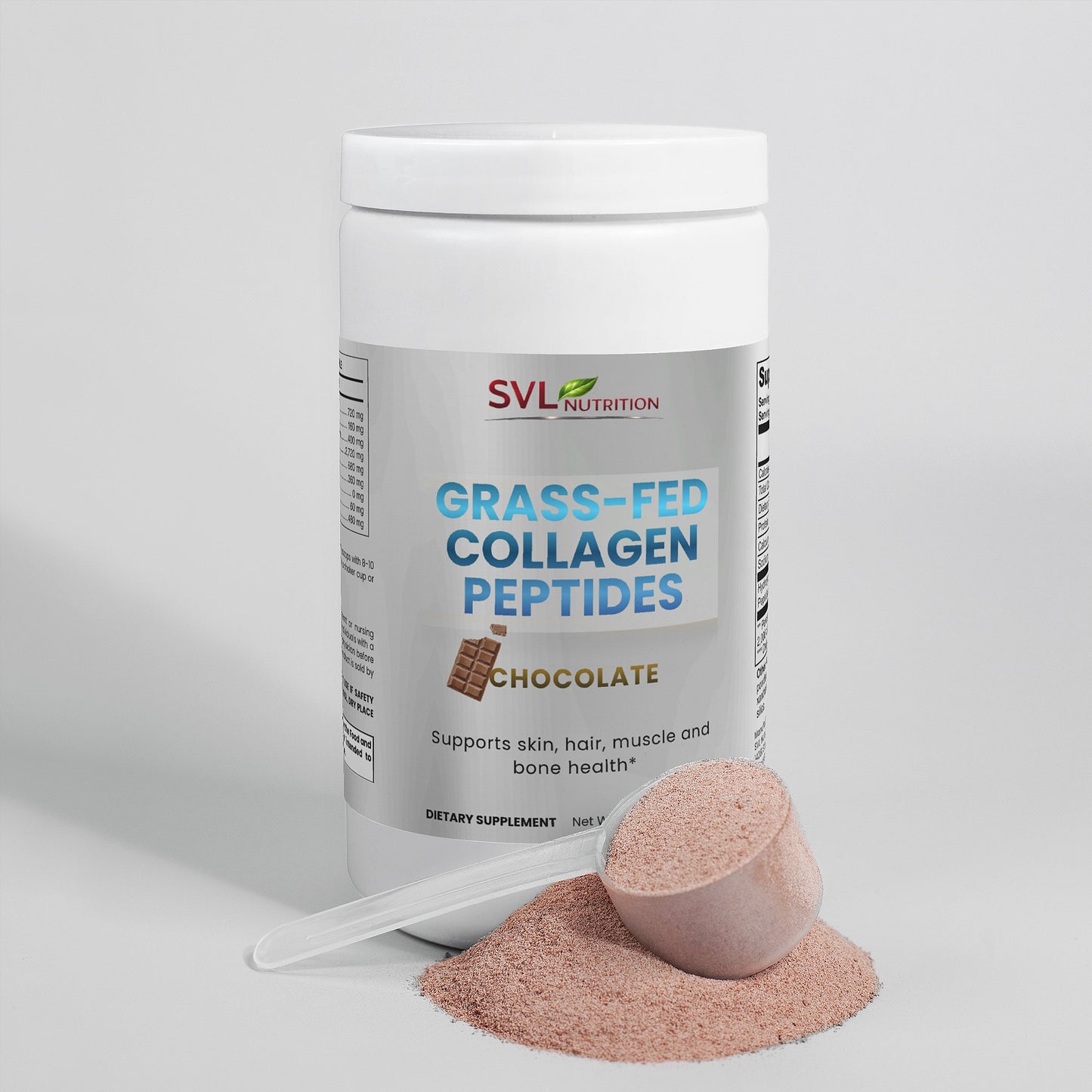 Grass-Fed Collagen Peptides Powder (Chocolate)