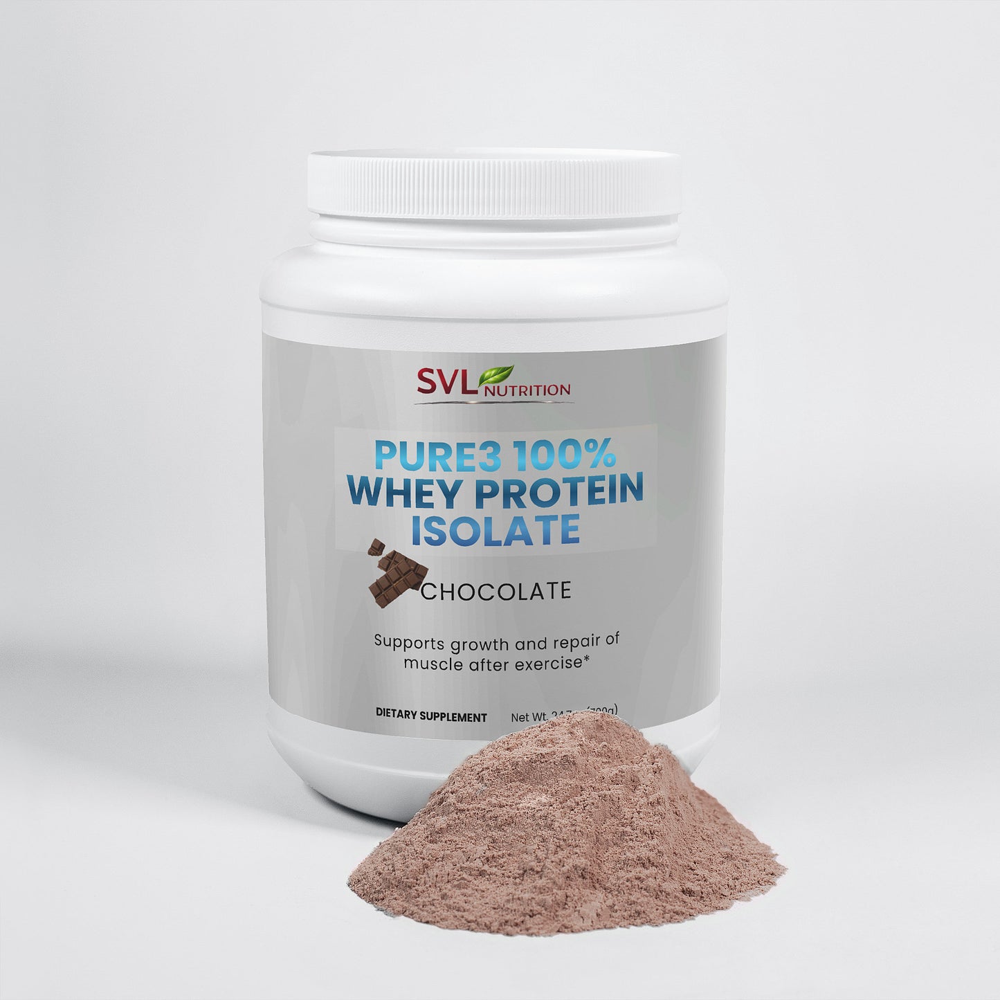Pure3 100% Whey Protein Isolate (Chocolate)