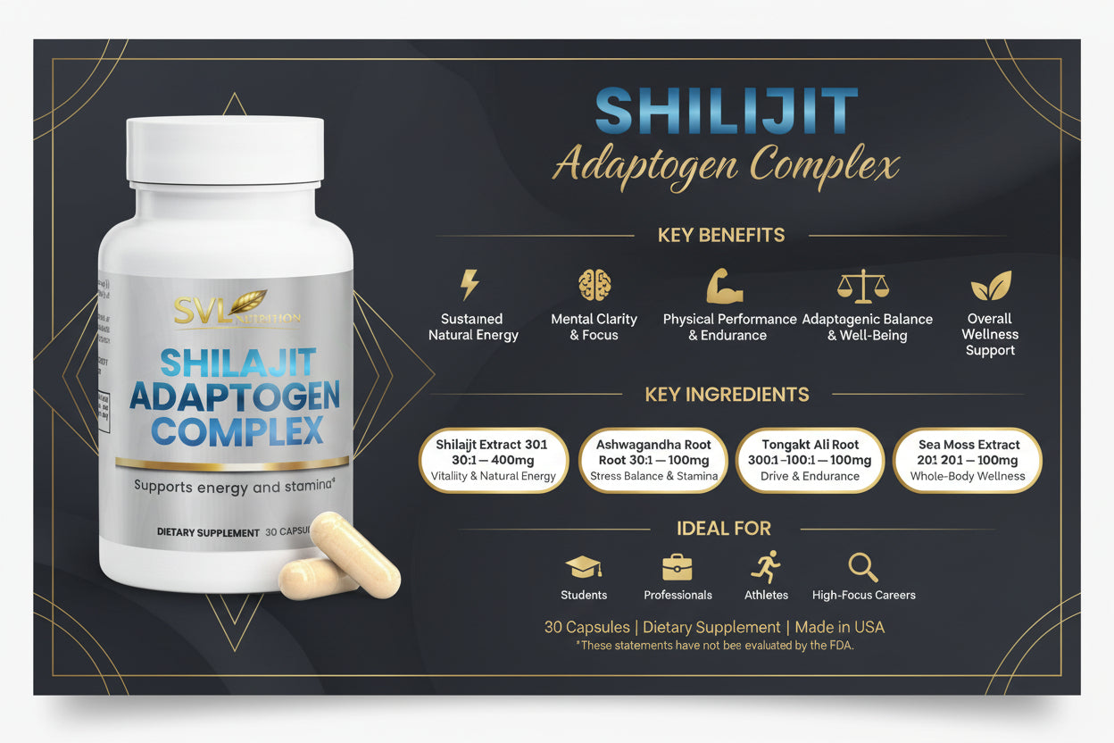 Shilajit Adaptogen Complex