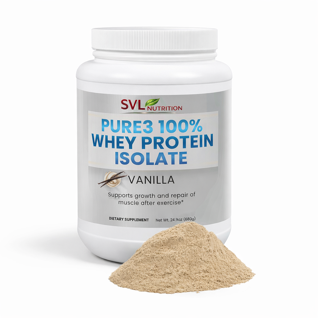 Pure3 100% Whey Protein Isolate (Vanilla)